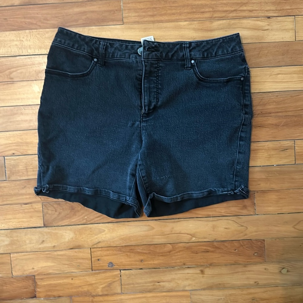 Faded Glory black Jean shorts. Purchased from Walmart